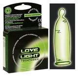 Love Light - kondómy svietiace v tme (3 ks)