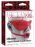 Fetish Fantasy Elite maska a otvorený náhubok