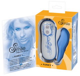 Vibračné vajíčko Smile Funky modré