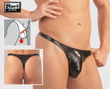 Latexové slipy s úchytmi na penis a semenníky