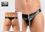 Latexové nohavičky s otváraním vpredu