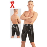 Čierne latexové kraťasy