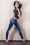 Legíny jeans Ketty 9050