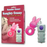Vibračný krúžok na penis Naughty Bunny