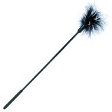 Štekliaci bičík - Fluffer Tickler - čierno-biely