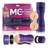 Masturbátor Multiple Climaxes dve vagíny