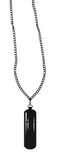 MiVibe Necklace Black Chain & Black Bullet