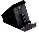 MiVibe Necklace Black Chain & Black Bullet