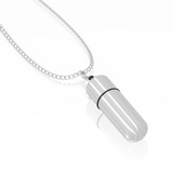 MiVibe Necklace Silver Chain & Silver Bullet