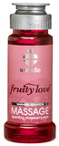 Masážny olej Fruity Love jahodové víno (50 ml)