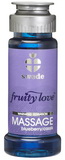 Masážny olej Fruity Love čučoriedka / čierne ríbezle (50 ml)