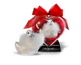I Rub My Duckie Travel SweetHeart White