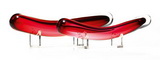 Sklenené dildo Simply Blown Siamese Rubis M