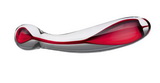 Sklenené dildo Simply Blown G Glass Rubis